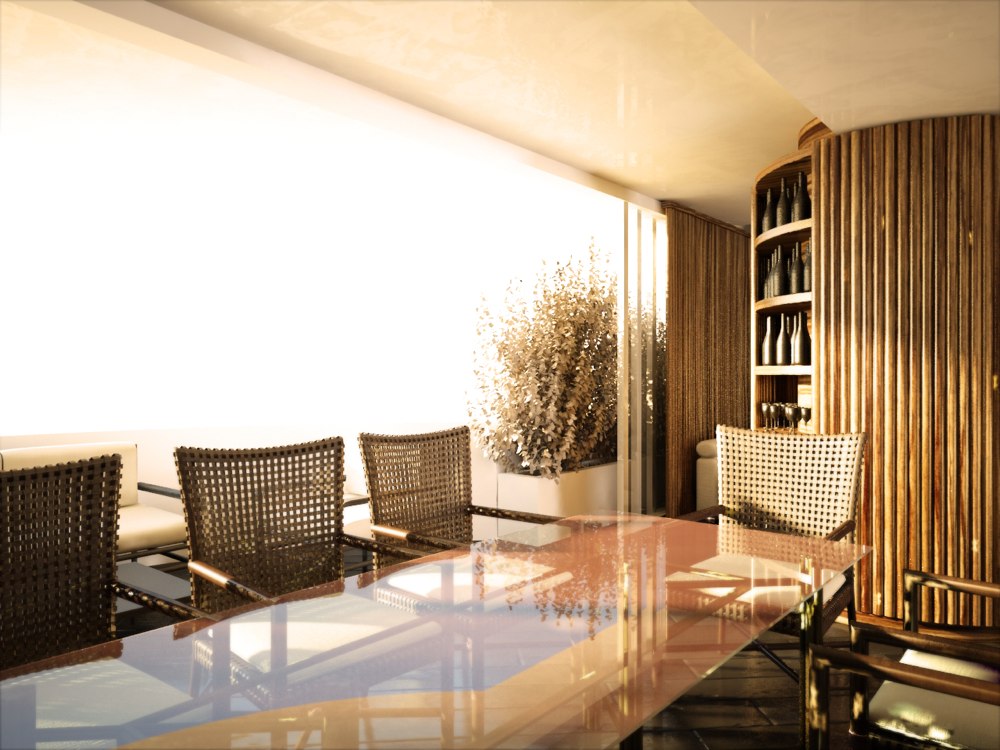 archimora - attico con piscina - 0012